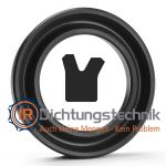 Stangendichtung RS-72 3,0 x 6,0 x 2,5 mm NBR schwarz asymmetrisch