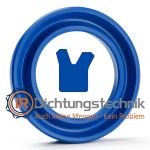 Stangendichtung RS-72 100,0 x 120,0 x 15,0 mm PU blau asymmetrisch