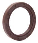 Radial-Wellendichtring DIN 3760 - A(F10) 25,0 x 52,0 x 7,0 mm FKM Edelstahlfeder braun/brown