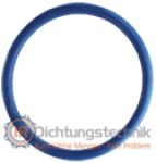 O-Ring  3,0 x 1,5 mm Silikon-FDA Konform 75 +/- 5 Shore A blau/blue